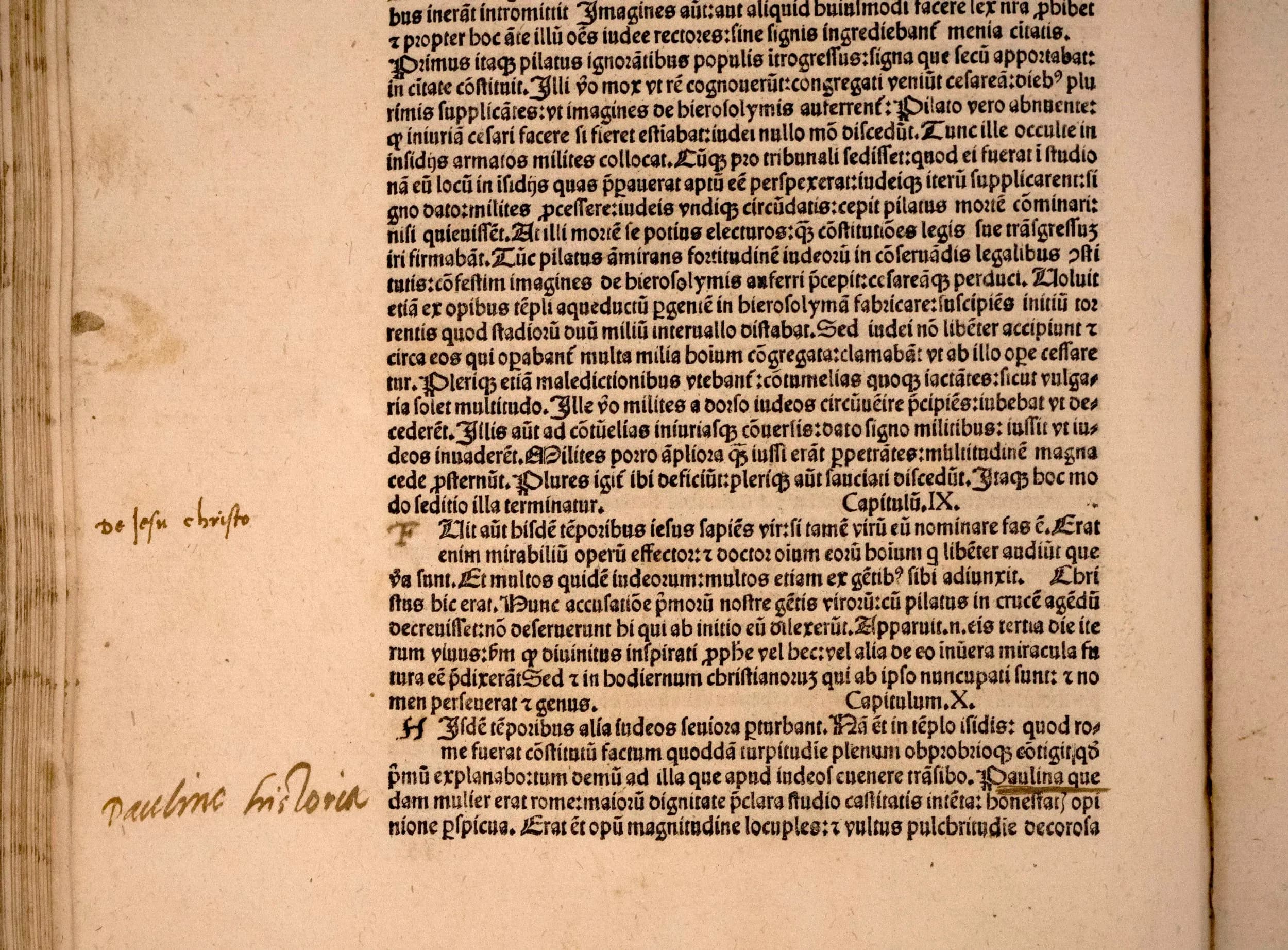 From the Rare Book Collection: Antiquities of the Jews (Venice : Rinaldo de Novimagio, 1481)