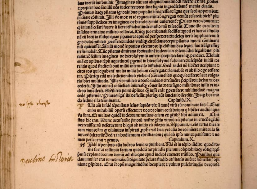 From the Rare Book Collection: Antiquities of the Jews (Venice : Rinaldo de Novimagio, 1481)