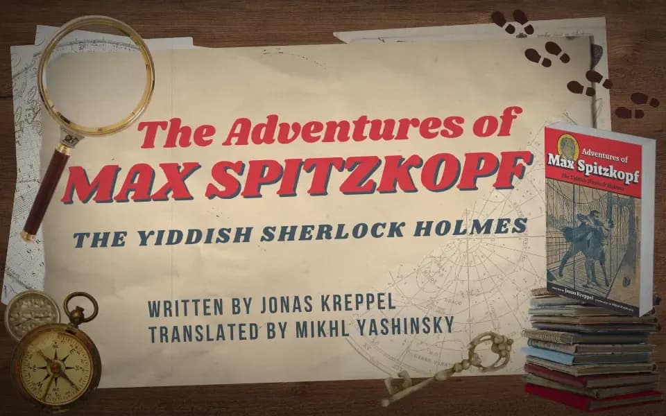 The Adventures of Max Spitzkopf: The Yiddish Sherlock Holmes by Author Jonas Kreppel