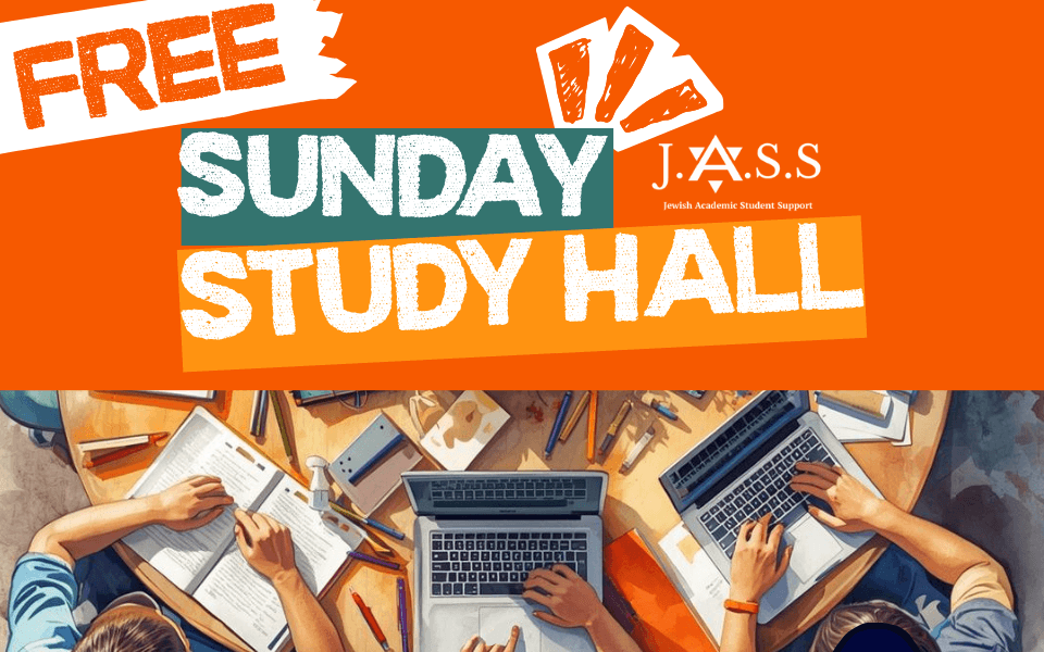 Free! Sunday Study Hall with J.A.S.S. Tutoring