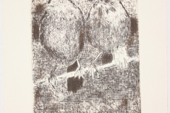 Etching, "Gossips", [between 1979 and 1982]. Joseph Prezament. Jewish Public Library Archives, 1291_00055.