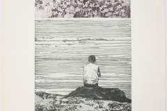 Etching, "Sonnet 30,", 1972. Rita Briansky. Jewish Public Library Archives, 1291_00346.