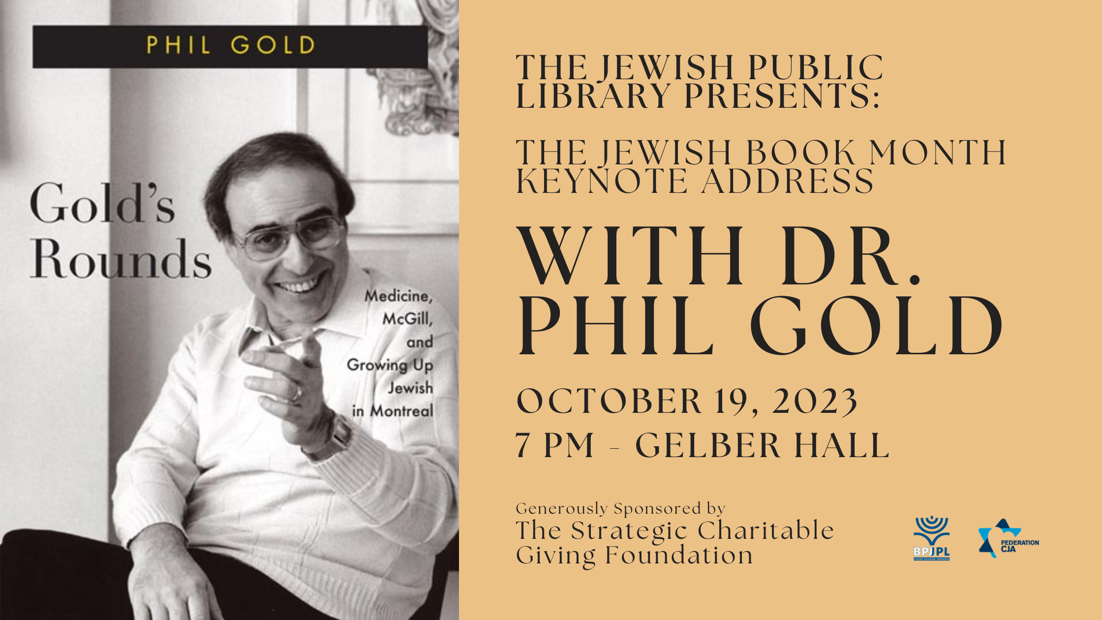 Image of An Evening with Dr. Phil Gold!